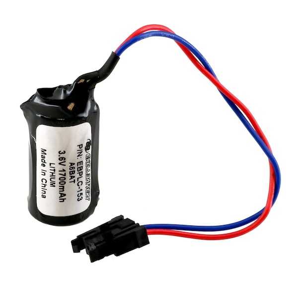 Exell Battery 3.6V Lithium PLC Computer Backup Battery Replaces ER17/33WKP A6BAT EBPLC-153 - main